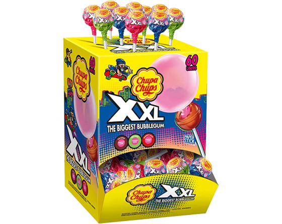 Tubo Sucettes Chupa Chups Xxl Sucettes Confiserie Protabac