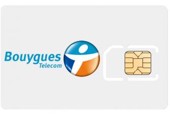 Lot de 4 cartes SIM Bouygues Telecom +1 offerte