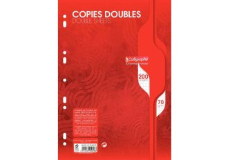 L.5 Paquets de Copies Doubles A4 200 pages 5x5