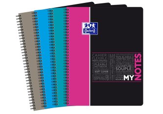 L.5 Cahiers à spirale MYNOTES A4+ quadrillé