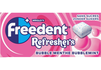 B.24 étuis Freedent Refreshers Bubble Menthe
