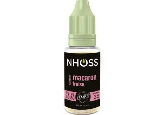 5X10ml Macaron fraise 3mg