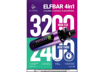 Affiche A5 Elfbar 4en1