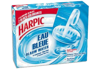 Boite de 2 blocs cuvette bleu Harpic
