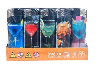 B.50 Briquets piezo Cocktails