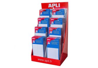 P.160 Pochettes étiquettes blanches