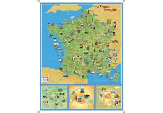 Carte France touristique