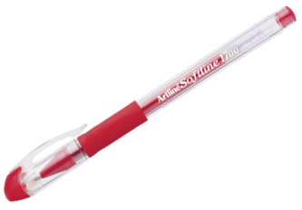 B.12 Stylos à bille rouge encre gel Pointe 0,7mm - Grip