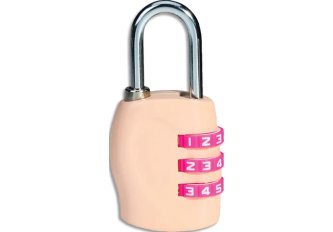 L.5  Cadenas de couleur à combinaison 3 chiffres rose