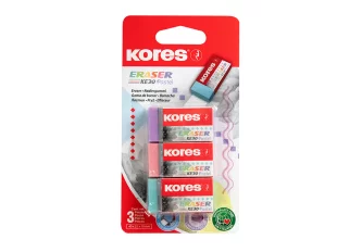 B.12 Blisters 3 gommes pastel