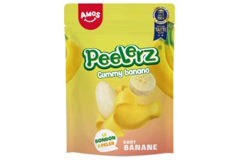 B.12 Sachets 120g Amos banane peelez