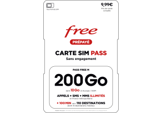 Carte SIM Free M 200Go
