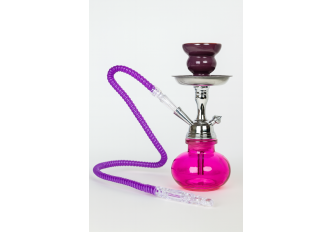 Narguilé 25cm Transparent | 1 tuyau