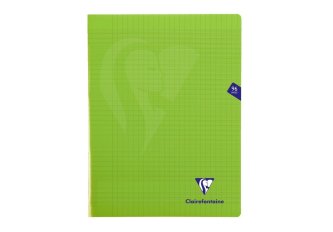 Cahier MIMESYS Piqué Polypro 24 x 32 cm 96 pages vert