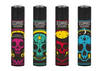 B.48 Clipper large Black magic skull