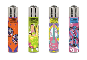 Clipper micro Hippie Emblems