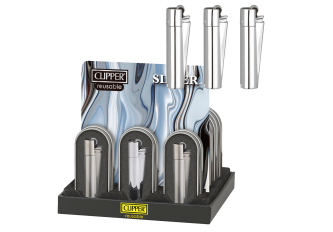 P.12 Briquets Clipper large Silver