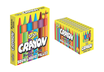 B.12 Etuis 6 Crayons Gum