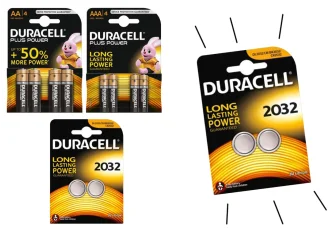 Pack 3+1 Duracell | LR6 & LR3 & 2032