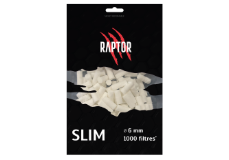 B.10 Sachets 1000 Filtres slim Raptor