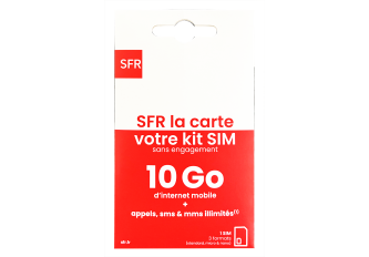 Carte SIM SFR 10GO Internet