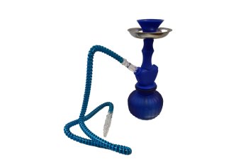 Narguilé 25cm Bleu | 1 tuyau