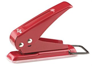 Perforateur 1 trou en métal laqué