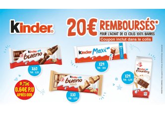 138 Barres Kinder ODR 20€