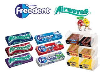 Promo Chewing-Gum : 6 boîtes = présentoir offert !