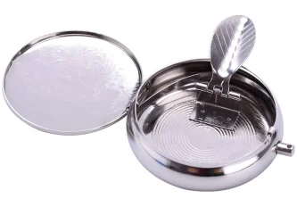 P.12 Cendriers de Poche Métal Champ - 5cm