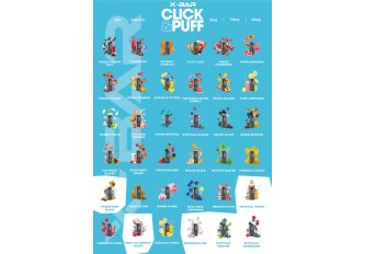 Affiche A4 Menu Click&Puff