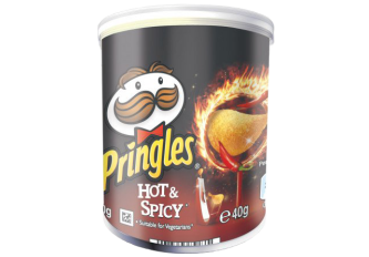 Plateau de 12 boites Pringles Hot Spicy