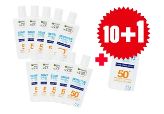 PROMO : 10 + 1 Crème solaire Visage 40ml Indice 50