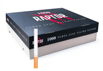C.10 Boîtes rigides 1000 Tubes papier Raptor