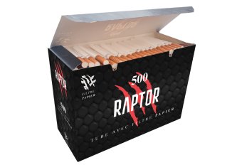 B.20 Boîtes 500 Tubes papier Raptor