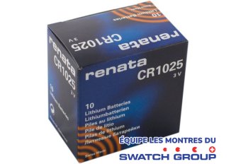 B.10 Piles Renata lithium 1025