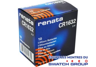 B.10 Piles Renata lithium 1632