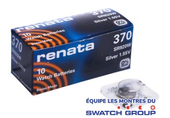 B.10 Piles Renata bouton 370