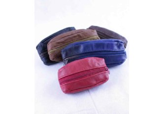 L.12 Portemonnaies grain de café agneaux assortis