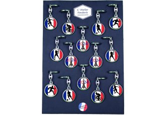 L.14 Porte-clefs drapeau France