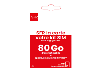 Kit Sim SFR  80 Go