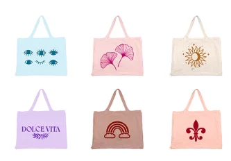 L.12 Sacs cabas en paille