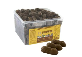 B.220 Souris Caramel & Chocolat - Boîte Tubo 2kg