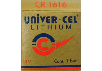 B.5 Piles Univer-cel lithium CR1616