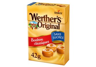 B.20 WERTHER'S ORIGINAL Bonbons sans sucres Caramel - 42g