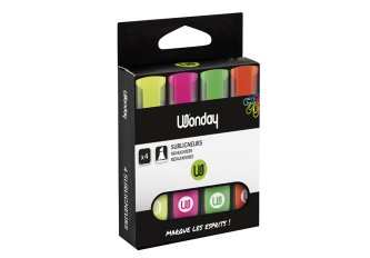 Étui 4 surligneurs coloris assortis