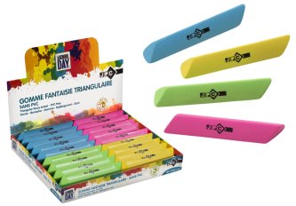 B.36 Gommes triangulaires assortis