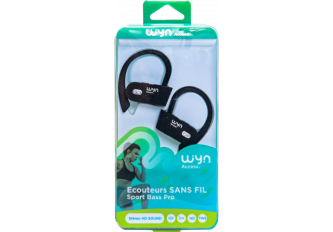 Écouteurs sans fil Sport Bass Pro – tenue parfaite & basses puissantes