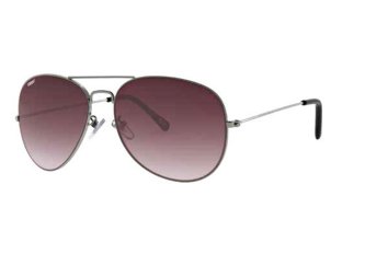 Lunettes de soleil Zippo – aviateur chromé & verres dégradés bordeaux