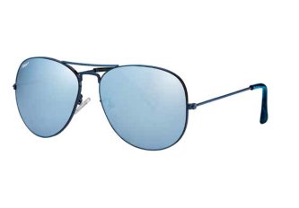 Lunettes de soleil Zippo – style aviateur & verres miroir bleus